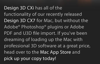 Professional 3D software at a great price