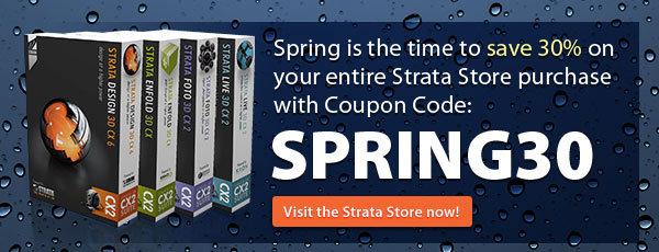 Spring is the time to save 30% on your entire Strata Store purchase with Coupon Code SPRING30