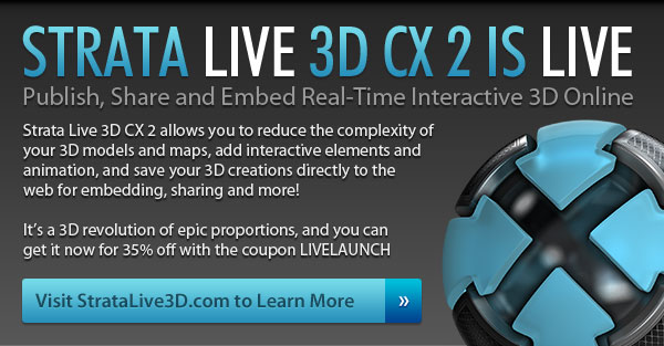 Strata Live 3D CX 2 is Live
