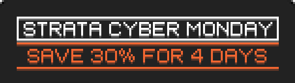 Strata Cyber Monday - Save 30% for 4 days